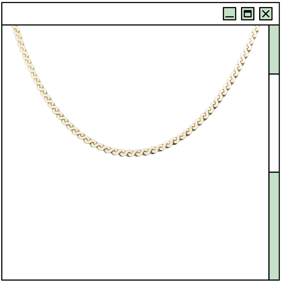 20" Earth Necklace